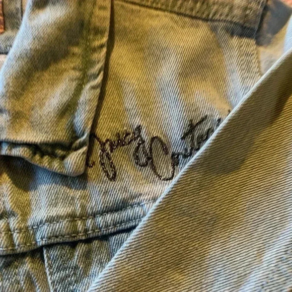 Juicy Couture Little girls Blue Jean Jacket Size 12 - Picture 3 of 4